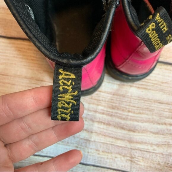 Dr. Martens Pink Boots Size 5 - Picture 7 of 9